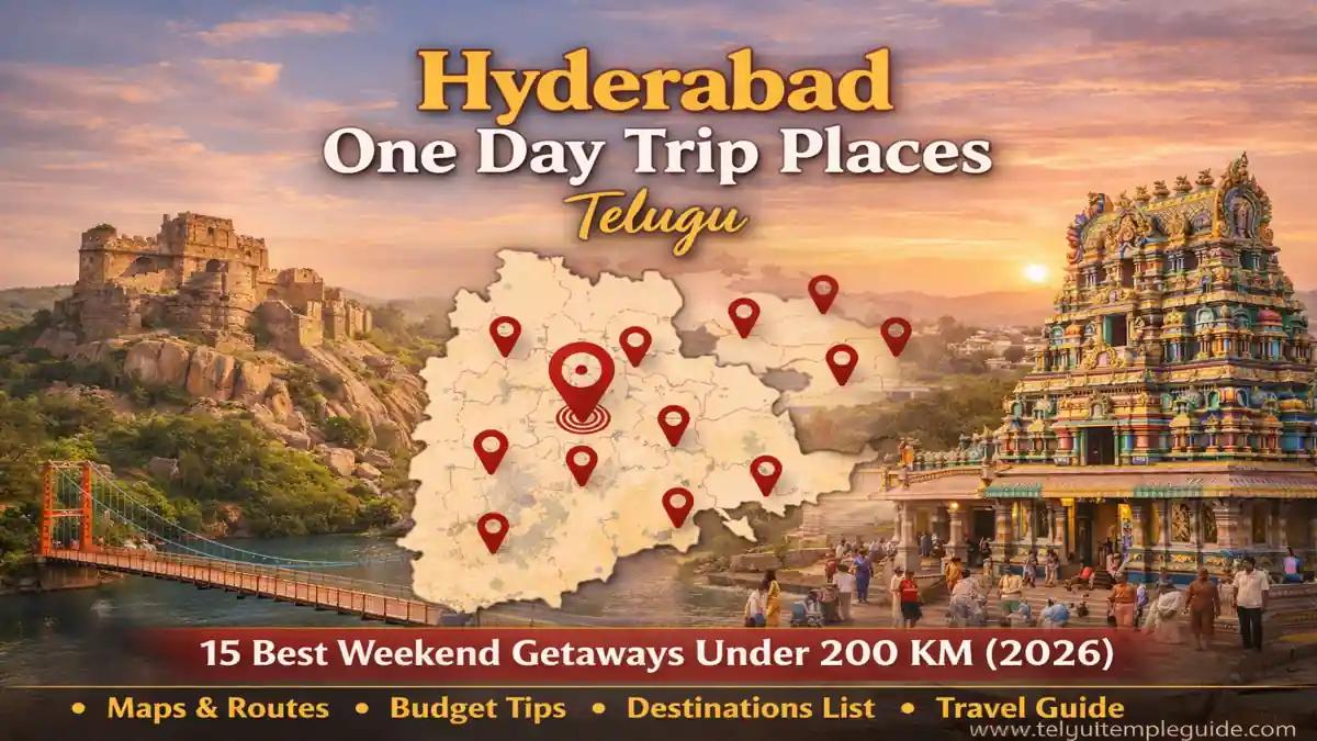 Hyderabad One Day Trip Places Telugu 2026 15 Amazing Weekend Getaways Under 200 KM