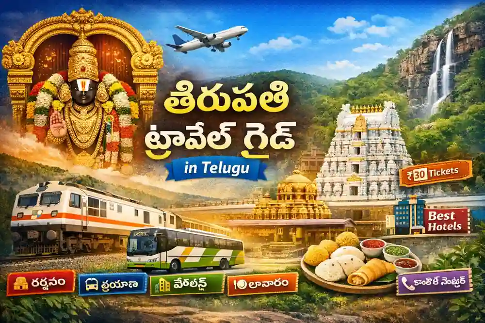 Tirupati Travel Guide in Telugu 15 Best Tips for Easy Darshan, Tickets, Hotels & Food