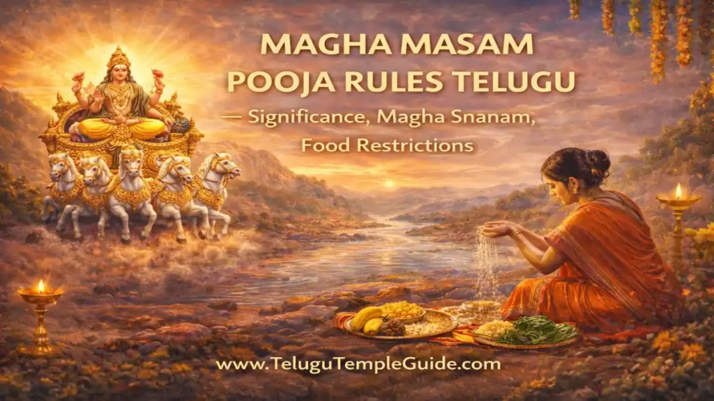 Magha Masam Pooja Rules Telugu - Secrets for Divine Blessings