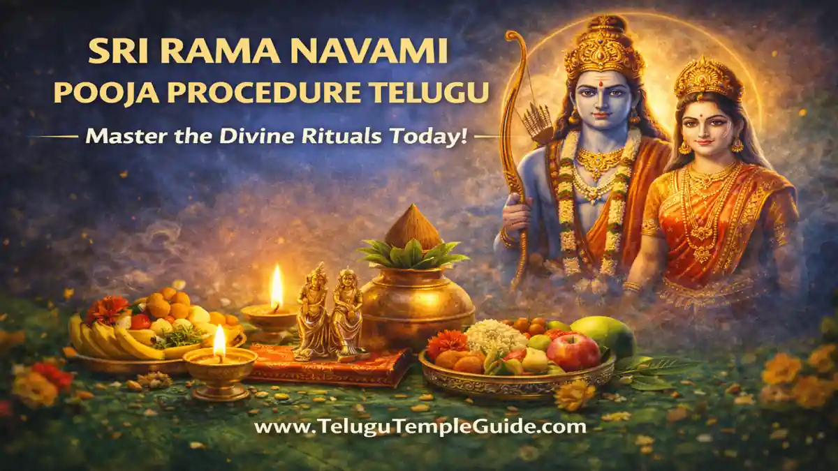 Sri Rama Navami Pooja Procedure Telugu 2026 Master the Divine Rituals Today!